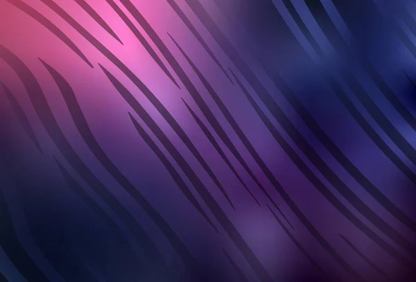 Dark Purple Vector Glossy Abstract Layout New Colored Illustration Blur — Stockvektor