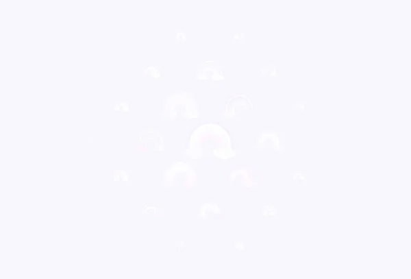 Светло Фиолетовая Векторная Текстура Радугами Облаками Декоративная Иллюстрация Радугой Облачные — стоковый вектор
