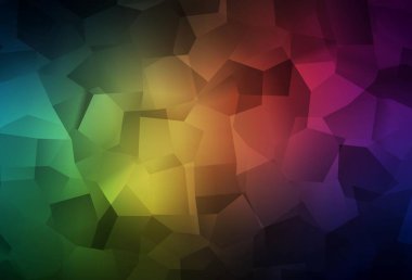 Koyu yeşil, rastgele şekilli kırmızı vektör deseni. Renkli rastgele şekillerle modern soyut illüstrasyon. Duvar kağıtları için zarif tasarım.