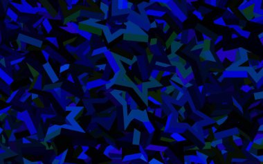 Koyu Turuncu vektör arkaplan ve çokgen tarzı. Soyut üçgenli dekoratif tasarım. Bir cep telefonu için arka plan.