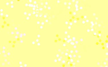 Açık Kırmızı, sarı vektör arkaplan ve yapay zeka verileri. Renkli yapay zeka yapısı, eğimli çizgiler ve noktalar. Zeka ve yenilik reklamları için şablon.