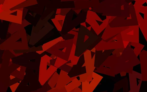 Sötétzöld Piros Vektor Háttér Vonalak Háromszögek Illusztráció Színes Háromszögekkel Mobiltelefon — Stock Vector