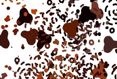 Kaotik şekilli açık kırmızı vektör şablonu. Soyut tarzda rengarenk gradyan şekilleri olan bir resim. İşiniz için en iyi akıllı tasarım.