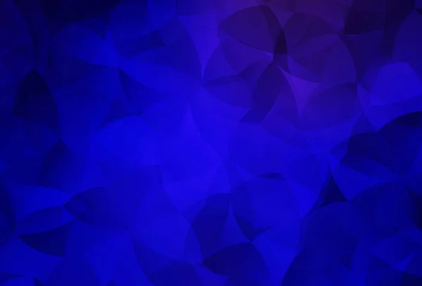 Modèle Vectoriel Bleu Foncé Avec Des Formes Aléatoires Formes Chaotiques — Image vectorielle