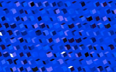 Koyu mavi vektör dokusu dikdörtgen biçiminde. Dikdörtgen şekilli soyut çizimler. Web siteleri için şablon kullanılabilir.