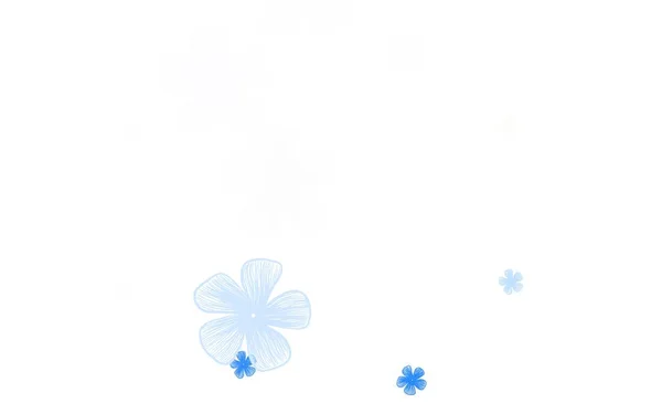 Rosa Claro Vetor Azul Fundo Abstrato Com Flores Ilustração Abstrata —  Vetores de Stock