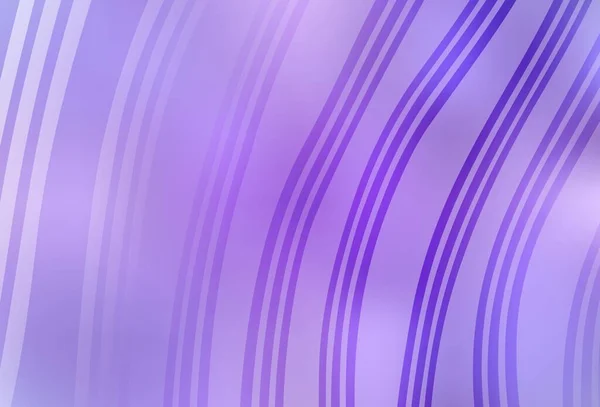 Light Purple Vektor Layout Med Buede Linjer Glitter Abstrakt Illustration – Stock-vektor