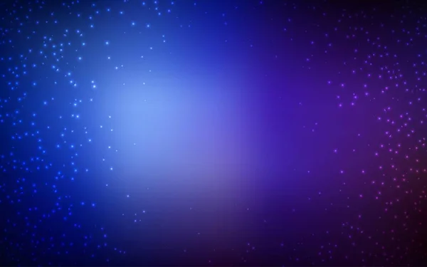 Rose Foncé Motif Vectoriel Bleu Avec Étoiles Ciel Nocturne Design — Image vectorielle