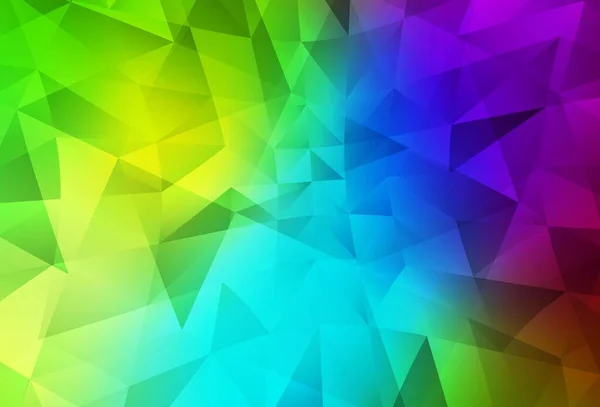 Dark Multicolor Vector Low Poly Textur Kreative Geometrische Illustration Origami — Stockvektor