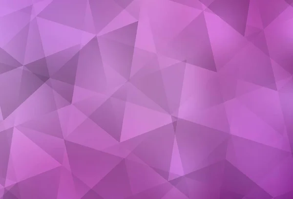 Конструкция Векторного Многоугольника Светло Розового Цвета Красочная Иллюстрация Абстрактном Стиле — стоковый вектор