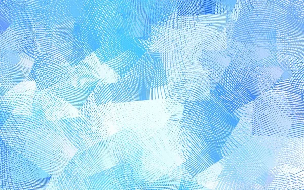Светло Синий Векторный Узор Линиями Красочная Иллюстрация Абстрактном Стиле Градиентом — стоковый вектор