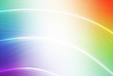 Çizgileri olan ışık çokrenkli vektör şablonu. Basit bir şekilde yepyeni renkli bir tasvir. Tasarımınız için basit şablon.