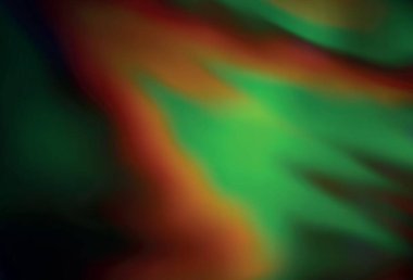 Koyu yeşil, sarı vektör renkli bulanık fon. Renkli soyut çizimler ve gradyan. Marka kitabı için zarif bir arkaplan.