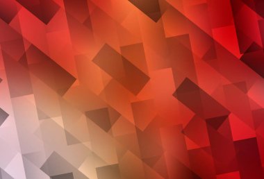 Açık kırmızı, sarı vektör dokusu dikdörtgen biçiminde. Renkli dikdörtgenlerle modern soyut çizimler. Reklamınız, posteriniz, afişiniz için en iyi tasarım.