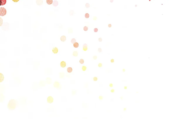 Светло Оранжевый Векторный Отрезок Точками Современная Абстрактная Иллюстрация Красочными Каплями — стоковый вектор