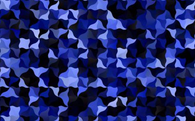 Koyu mavi vektör soyut bulanık desen. Bulanık çizgilerden oluşan parlak çizimler. Şablon cep telefonları için bir arkaplan olarak kullanılabilir.