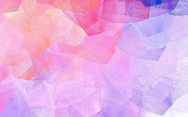 Hafif pembe, kırmızı vektör düzen düz çizgili. Bulanık dekoratif tasarım hatları ile basit tarzı. En iyi tasarım, reklam, poster, afiş için.