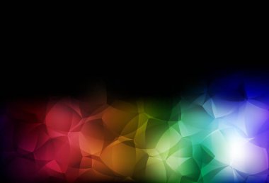 Memphis şekilli koyu renkli vektör arkaplan. Modern tarzda değişen renkli kaotik formlar. Bir cep telefonu için arka plan.