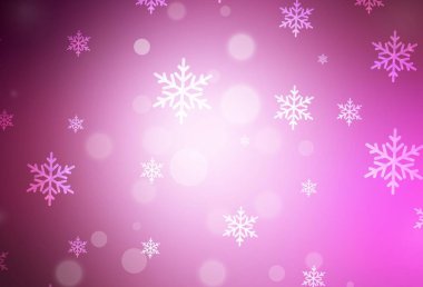 Açık pembe vektör dokusu doğum günü tarzında. Modern soyut Noel ruh hali şekilleri. Üniversitenin tanıtımı için akıllı tasarım.