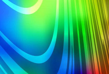 Koyu Çoklu Renkli Vektör Parlak Soyut Düzen. Parlak renkli bir illüstrasyon. İşiniz için yeni tasarım.