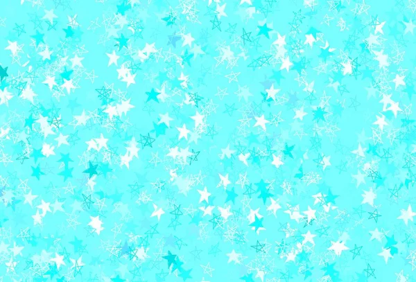 Ανοιχτό Πράσινο Διανυσματικό Μοτίβο Χριστουγεννιάτικα Αστέρια Θολή Διακοσμητική Σχεδίαση Απλό — Διανυσματικό Αρχείο