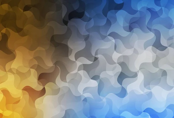 Синий Желтый Векторный Многоугольник Сияющая Многоугольная Иллюстрация Состоящая Треугольников Совершенно Лицензионные Стоковые Иллюстрации