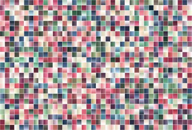 Açık yeşil, eşkenar dörtgenli kırmızı vektör şablonu. Renkli dikdörtgenlerle modern soyut çizimler. İş ilanları, broşürler, broşürler için desen