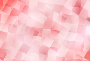 Eşkenar dörtgenli açık kırmızı vektör arkaplanı. Renkli dikdörtgenlerle modern soyut çizimler. Reklamınız, posteriniz, afişiniz için en iyi tasarım.