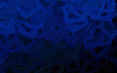 Altıgenli koyu mavi vektör arkaplan. Renkli altıgenli bulanık arkaplan. Marka kitabınız için yeni şablon.