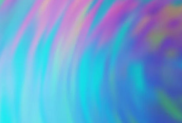 Hellrosa Blauer Vektor Verschwommenes Muster Bunte Abstrakte Illustration Mit Farbverlauf — Stockvektor