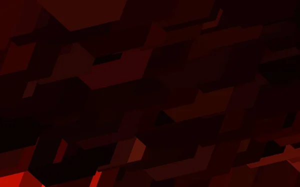 Σκούρο Κόκκινο Διάνυσμα Φόντο Εξάγωνα Πολύχρωμα Εξάγωνα Στο Θολό Φόντο — Διανυσματικό Αρχείο