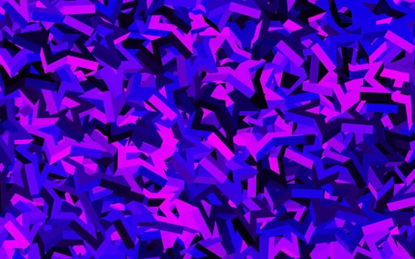 Темно Фиолетовый Розовый Векторный Фон Цветными Звездами Звёзды Размытом Абстрактном — стоковый вектор