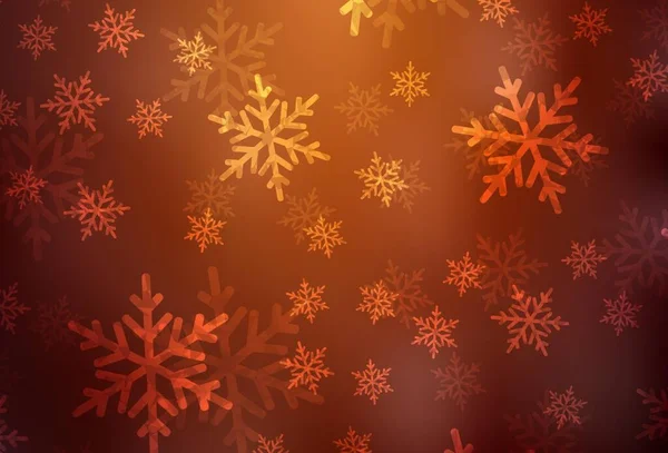 Modèle Vectoriel Rouge Clair Dans Style Noël Formes Abstraites Modernes — Image vectorielle