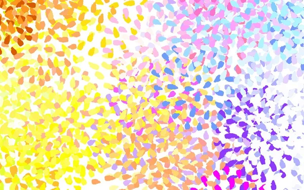 Lys Flerfarvet Vektor Tekstur Med Abstrakte Former Simpel Farverig Illustration Stock-illustration