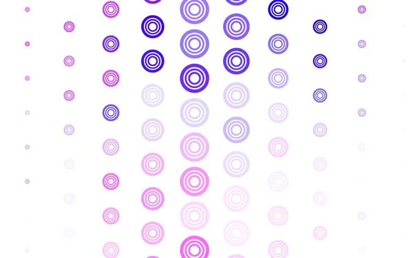 Light Pink Blue Vector Template Circles Modern Abstract Illustration Colorful — Stock Vector