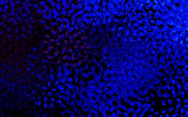 Koyu pembe, Memphis şekilli mavi vektör arkaplan. Renkli rastgele şekillerle modern soyut illüstrasyon. Bir cep telefonu için arka plan.