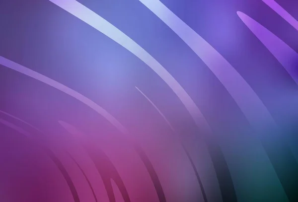 Luz Púrpura Fondo Vectorial Rosa Con Líneas Dobladas Ilustración Degradado — Vector de stock