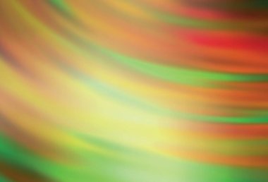 Açık yeşil, kırmızı vektör soyut parlak doku. Gradyan tasarımlı, soyut, ışıltılı çizimler. Tasarımlar için arka plan.