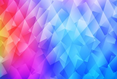 Açık mavi, eşkenar dörtgenli kırmızı vektör şablonu. Renkli dikdörtgenleri olan bir resim. İniş sayfası için modern şablon.