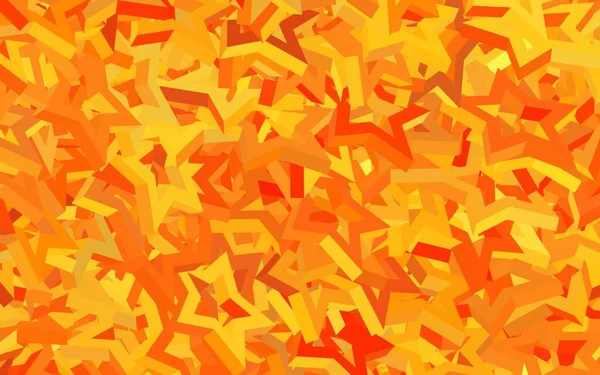 Plantilla Vectorial Light Orange Con Estrellas Del Cielo Ilustración Abstracta — Vector de stock