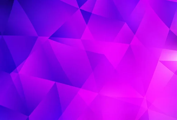 Modèle Polygonal Violet Clair Vecteur Rose Illustration Polygonale Lumineuse Élégante — Image vectorielle