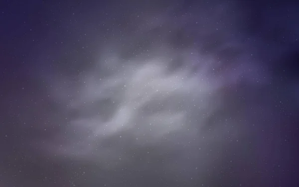 Hellvioletten Vektorhintergrund Mit Astronomischen Sternen Moderne Abstrakte Illustration Mit Großen — Stockvektor