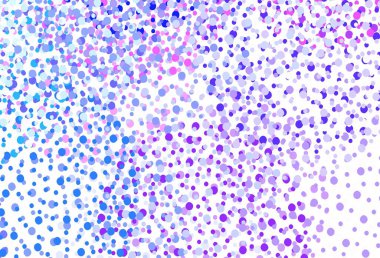 Açık mavi, benekli kırmızı vektör arkaplan. Bulanık yağmur damlaları olan soyut bir çizim. İş ilanınız için tasarım.