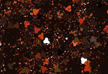 Soyut şekilli açık kırmızı vektör arkaplanı. Modern tarzda değişen renkli kaotik formlar. Bir cep telefonu için arka plan.