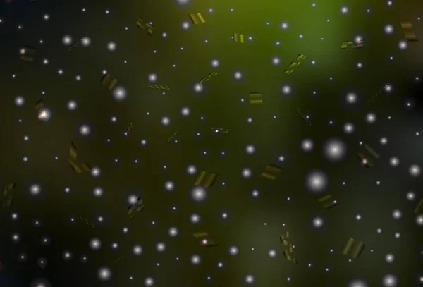 Dark Green Yellow Vector Background Стилі Xmas Проста Ілюстрація Різдвяними — стоковий вектор
