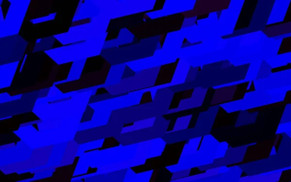 Темно Синяя Зеленая Векторная Компоновка Шестиугольными Вставками Абстрактная Иллюстрация Красочными — стоковый вектор