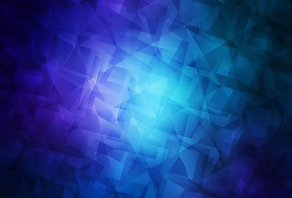 Dunkelrosa Blauer Vektor Abstraktes Polygonales Muster Elegante Helle Polygonale Illustration — Stockvektor
