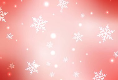 Açık Kırmızı vektör arkaplanı Xmas tarzında. Noel sembolleri ve tabelaları ile renkli çizimler. Bir üniversite posteri için en iyi tasarım, afiş.