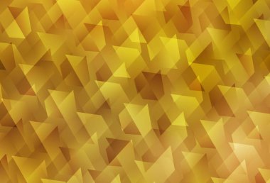 Eşkenar dörtgenli koyu sarı vektör arkaplan. Dikdörtgenleri ve kareleri olan güzel bir çizim. Reklamınız, posteriniz, afişiniz için en iyi tasarım.