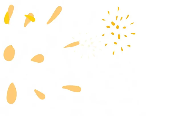 Світло Червоні Жовті Векторні Елегантні Шпалери Листям Блискуча Кольорова Ілюстрація — стоковий вектор